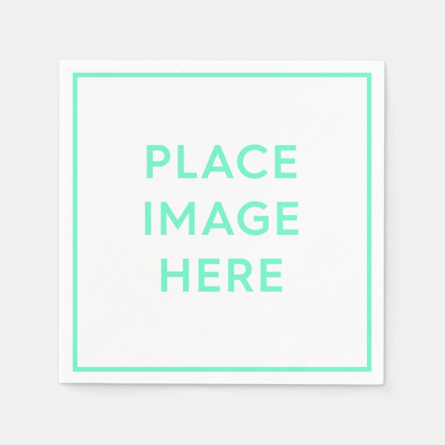 Guardanapo De Papel Papagaios, coquetel padrão (Frente)