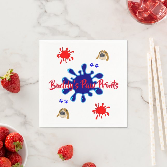 Guardanapo De Papel Papagaios, Pinças Cachorros (Insitu)