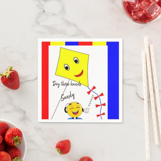 Guardanapo De Papel Papagaios, pipa amarela (Insitu)