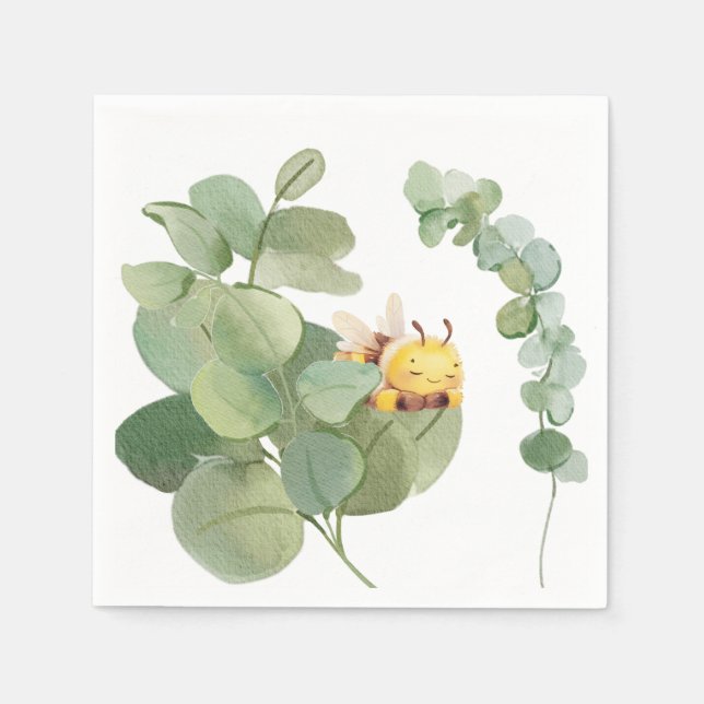 Guardanapo De Papel Papagaios Sonolentos (Frente)