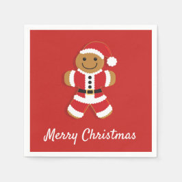 Guardanapo De Papel Papai noel Gingerbird Man | Papel Napkin