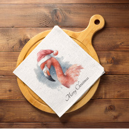 Guardanapo De Papel Papai noel Snowbird Flamingo, personalizado