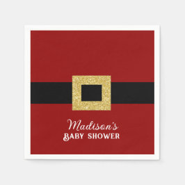 Guardanapo De Papel Papais noeis Chá de fraldas de Natal