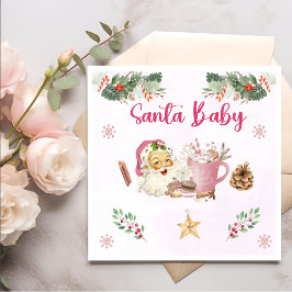 Guardanapo De Papel Papais noeis Cookies Festa de Natal