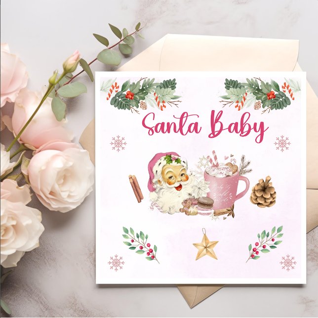 Guardanapo De Papel Papais noeis Cookies Festa de Natal (Criador carregado)