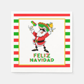 Guardanapo De Papel Papais noeis de Natal Feliz Navidad do México