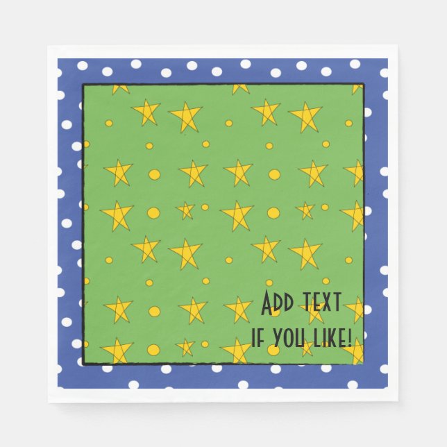 Guardanapo De Papel Papais noeis de Natal/Personalização Padrão de Nap (Frente)