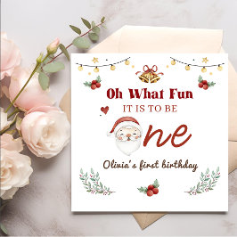 Guardanapo De Papel Papais noeis de Natal Primeiro Aniversário