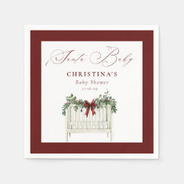 Guardanapo De Papel Papais noeis Elegantes Modernos e Bonitos Chá de f