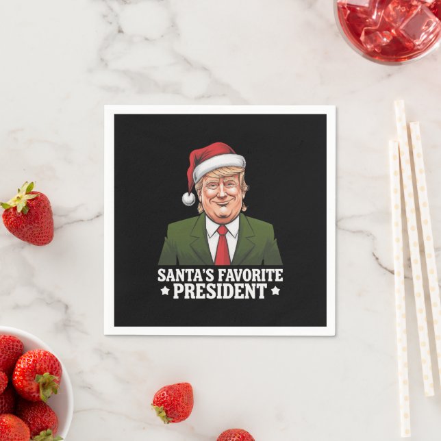 Guardanapo De Papel Papais noeis Favoritos Presidente Funny Trump Nata (Insitu)