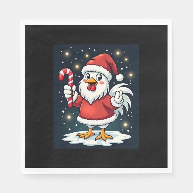 Guardanapo De Papel Papais noeis Joy Chicken (Frente)