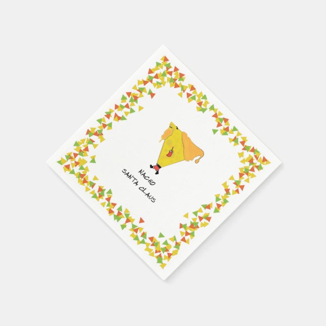 Guardanapo De Papel Papais noeis Nacho com Chips (Canto)