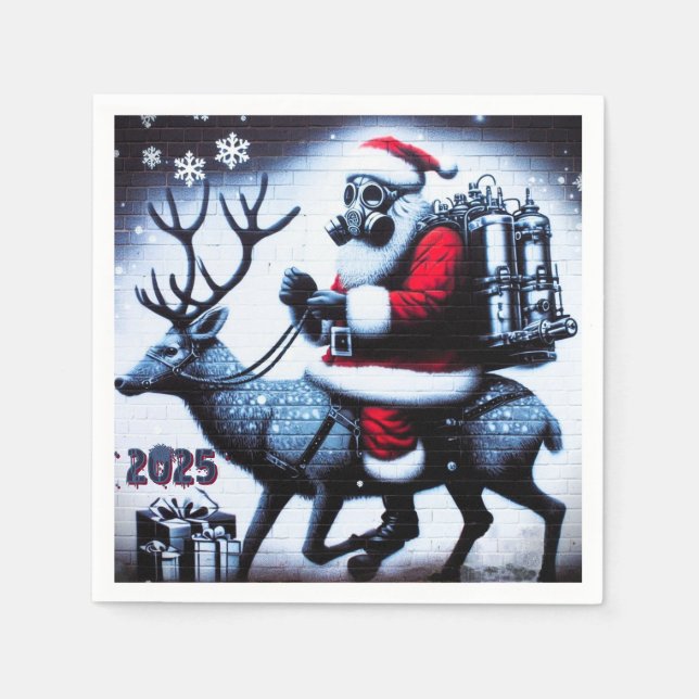 Guardanapo De Papel Papais noeis T-Shirt (Frente)