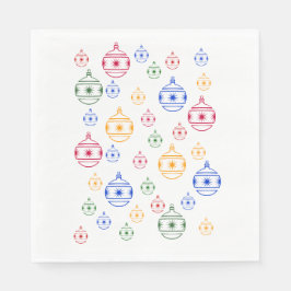 Guardanapo De Papel Papanicolau - Decorações das Árvores de Natal