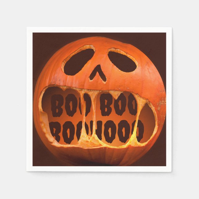 Guardanapo De Papel Papanicolau - gritar do Napkin Halloween (Frente)