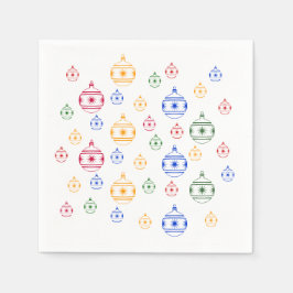 Guardanapo De Papel Papanicolau - Ornamentos de Árvores de Natal