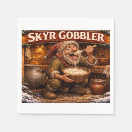 Guardanapo De Papel Paparicões Islandês Skyr Gobbler