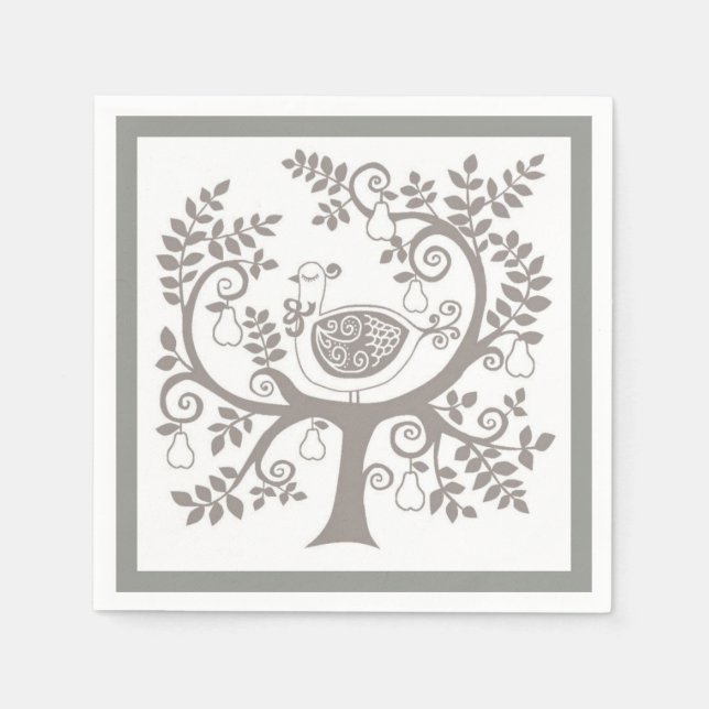 Guardanapo De Papel Papas de Natal - Nápoles (Frente)