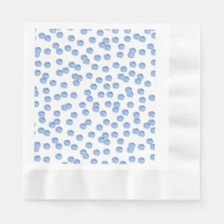 Guardanapo De Papel Papéis de Almofada Cozidos com Bolinhas Azuis Nápo