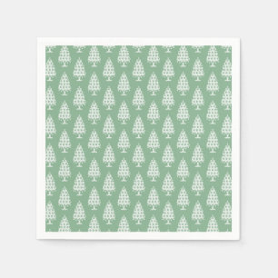 Guardanapo De Papel Papéis de Árvore de Natal do Winter Knit Napkins