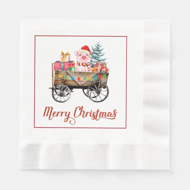 Guardanapo De Papel Papéis de Natal Napkins (Frente)