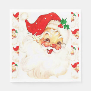 Guardanapo De Papel Papéis de Natal Napkins, Papais noeis Vintage Napk