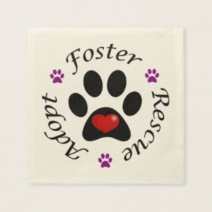 Guardanapo De Papel Papéis de Recursos Animais Nápoles