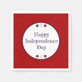 Guardanapo De Papel Papéis de Stars Azul Vermelho Patriótico