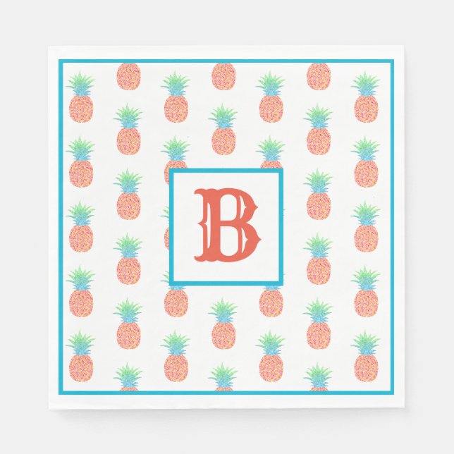 Guardanapo De Papel Papel Abacaxi Napkin (Frente)