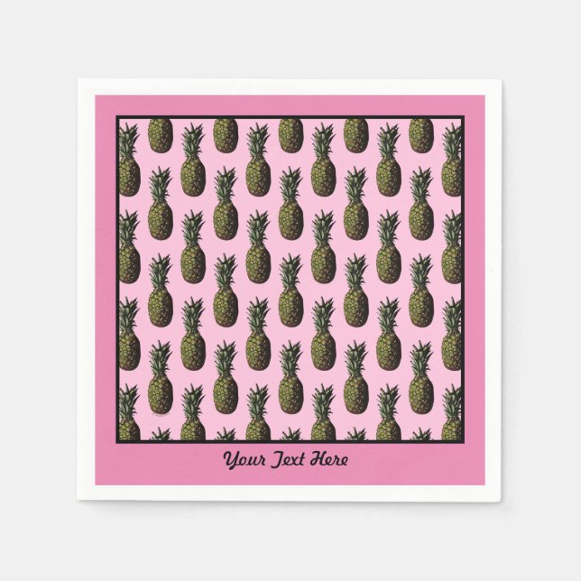 Guardanapo De Papel Papel Abacaxi Napkins (Frente)