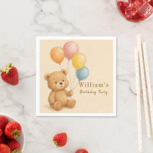 Guardanapo De Papel Papel Adorável para Ursos de Teddy