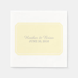 Guardanapo De Papel Papel Amarelo Simplesmente Elegante Nápoles