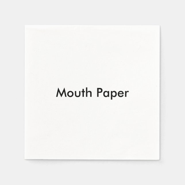 Guardanapo De Papel Papel "Boca" - Nápoles (Frente)