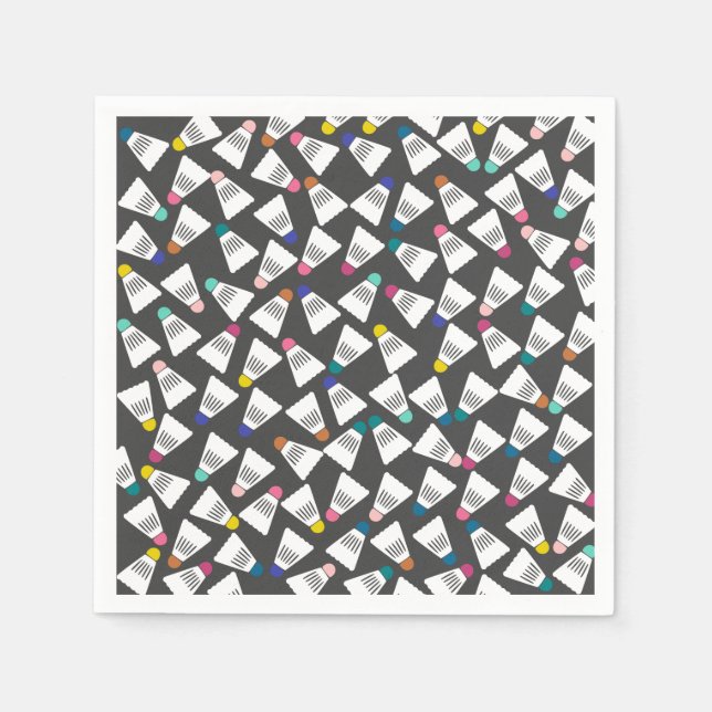 Guardanapo De Papel Papel Bonito de Badminton Napkins (Frente)