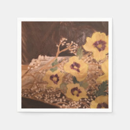 Guardanapo De Papel Papel branco padrão para coquetéis Nápoles/ Ainda