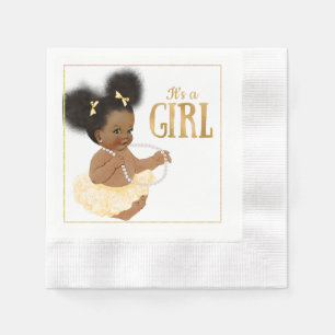 Guardanapo De Papel Papel Chá de fraldas Africano-Americano Napkins