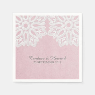 Guardanapo De Papel Papel Colar Elegante Rosa Napkins