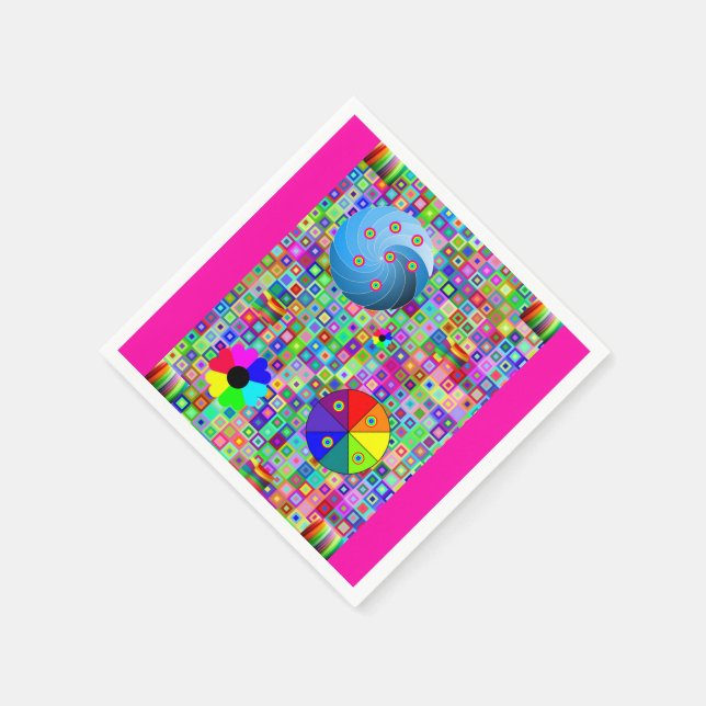 Guardanapo De Papel Papel Colorido Napkin (Canto)