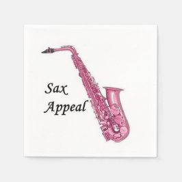 Guardanapo De Papel Papel Coquetel de Sax Rosa Napkins