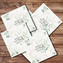 Guardanapo De Papel Papel Coquetel Eucalyptus Greeneryptus Napkin