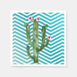 Guardanapo De Papel Papel Coquetel Napkin Boho Cactos Cactus Succult