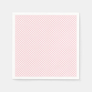 Guardanapo De Papel Papel cor-de-rosa sobre Bolinhas de tamanho pequen