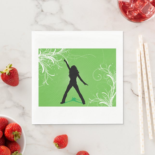 Guardanapo De Papel Papel Dançante feminino Napkins (Criador carregado)