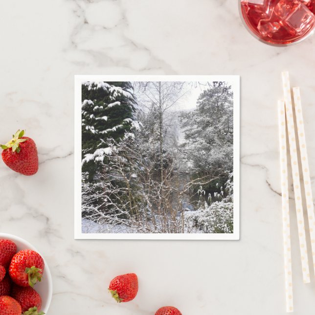 Guardanapo De Papel Papel das Árvores de Neve (Insitu)