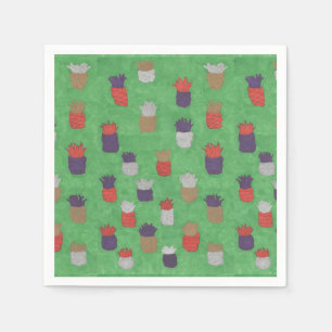 Guardanapo De Papel Papel De Abacaxi Tropical Divertido Napkins