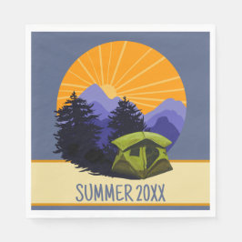 Guardanapo De Papel Papel de acampamento de tendas