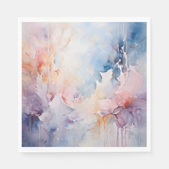 Guardanapo De Papel Papel de Aquarela Napkin (Frente)