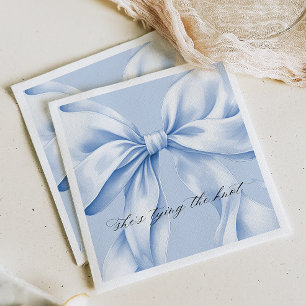 Guardanapo De Papel Papel de Arco Azul Elegante - Nápoles