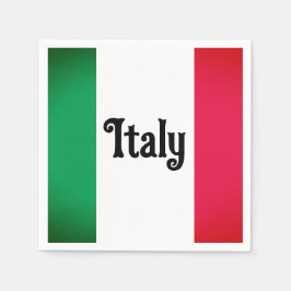 Guardanapo De Papel Papel de bandeira italiano Napkins