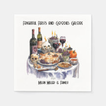 Papel de Banquetes Assustador do Halloween